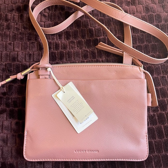 Lucky Brand Handbags - Lucky Brand Mauve Crossbody Bag